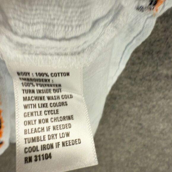 Crown & Ivy Blouse Women 1X Plus White Geometric Embroidered Sleeveless Cotton - Picture 4 of 9